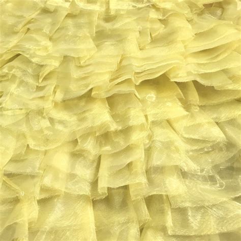 Ruffle Gold Fabric 